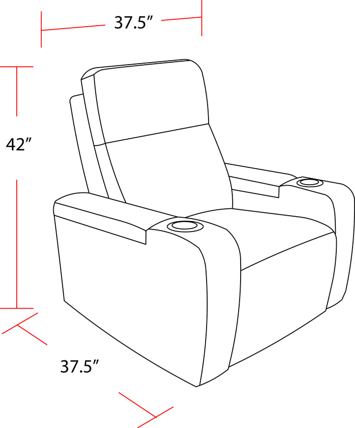 Living Orpheus - Bisque Power Recliner