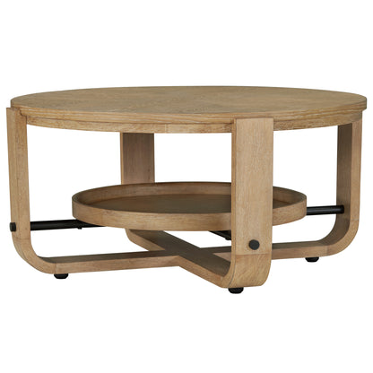 House Escape Cocktail Table Round with Shelf