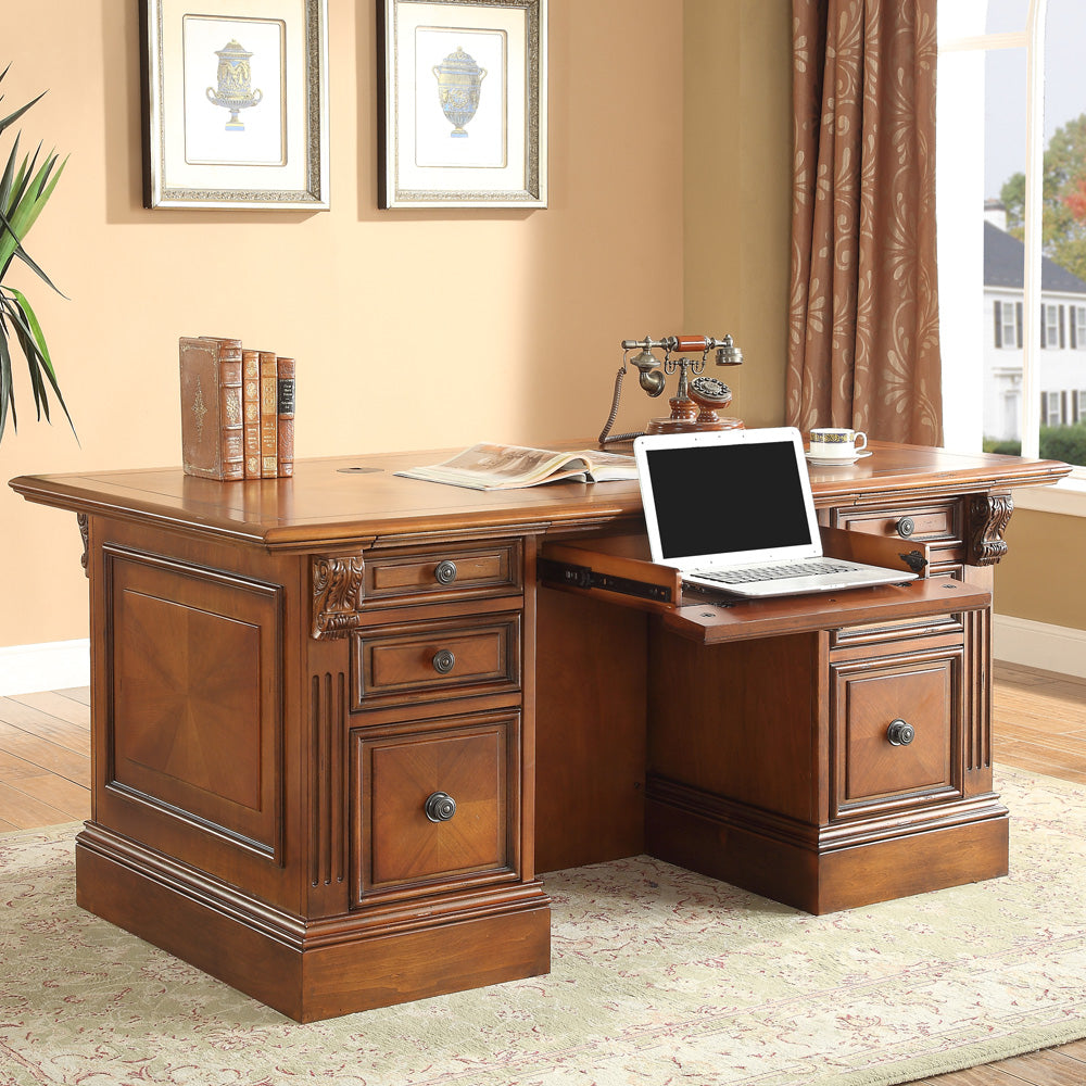 House Huntington Double Pedestal Executive Desk