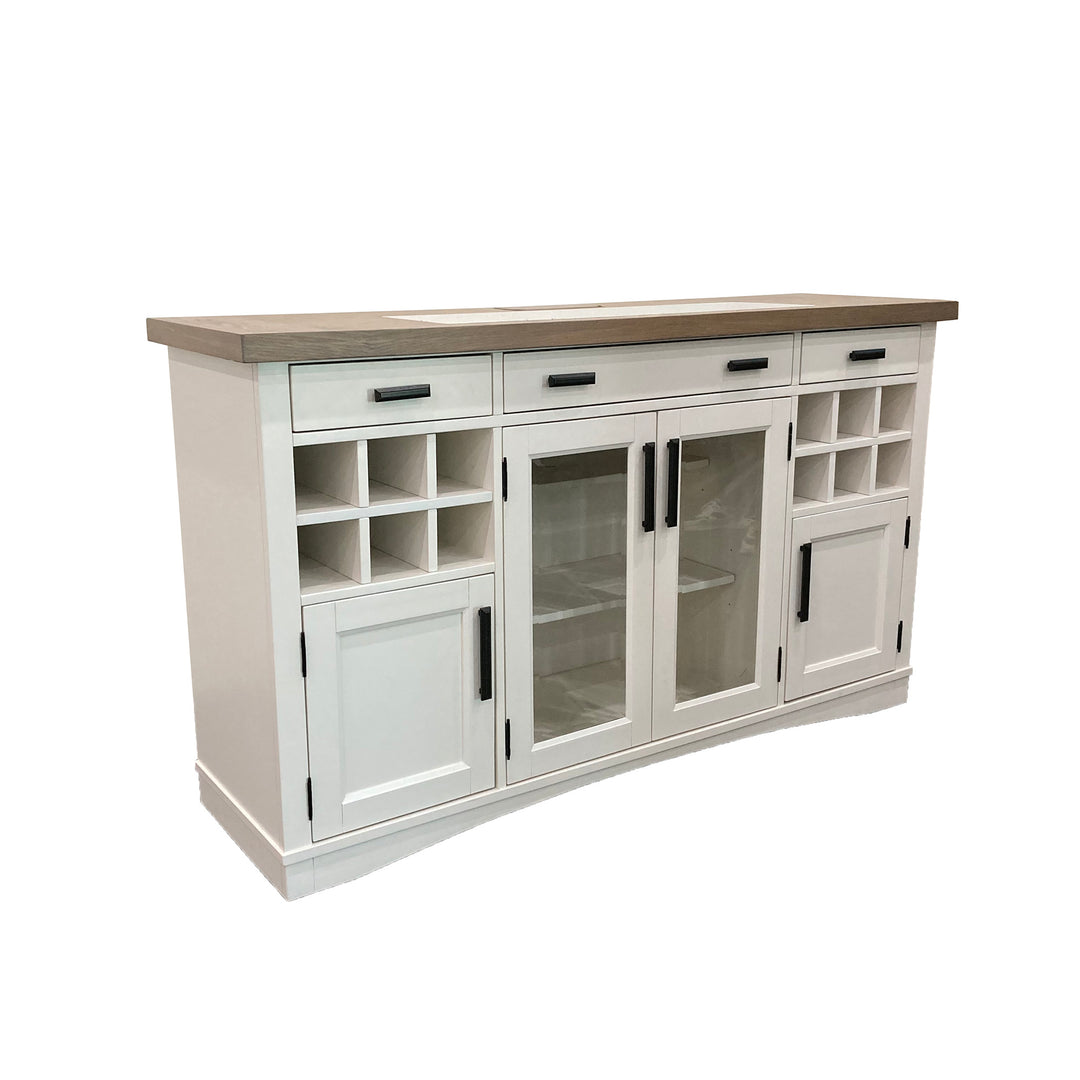 House Americana Modern Dining 66 In. X 19 In. Buffet Server with Quartz Insert