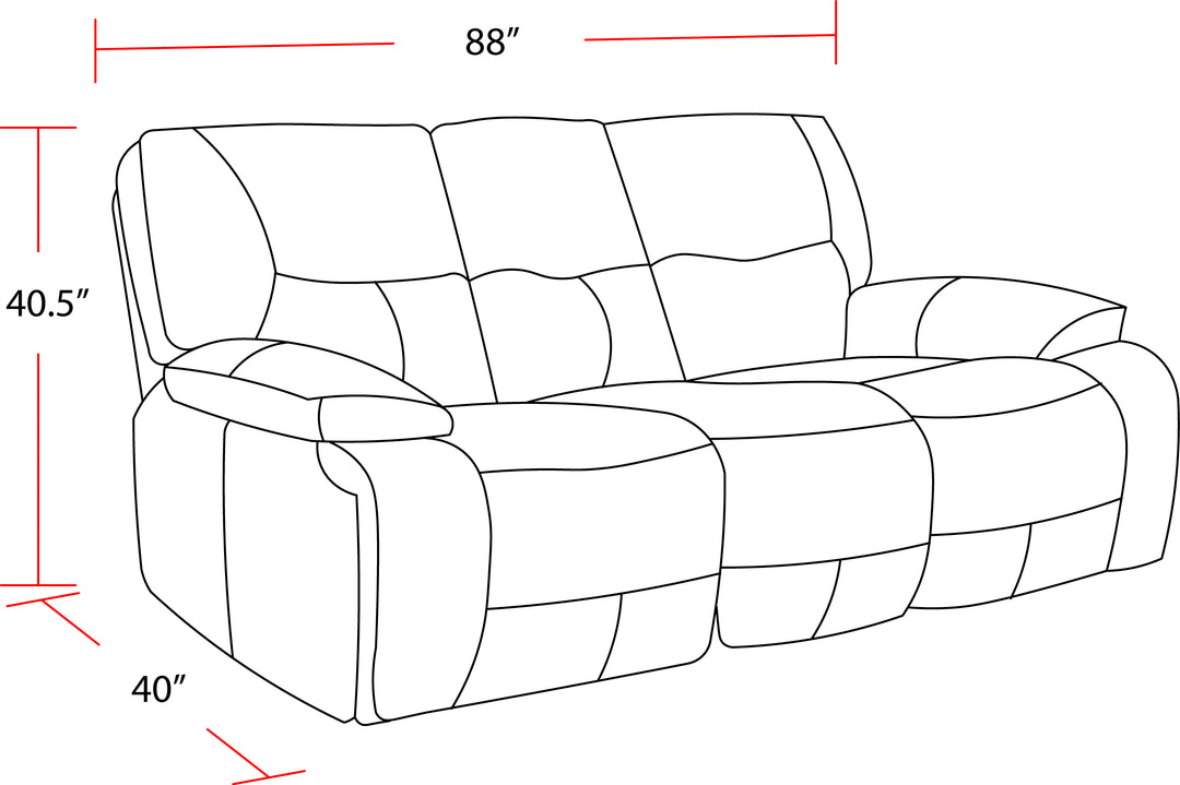 Living Spartacus - Oyster Power Reclining Sofa