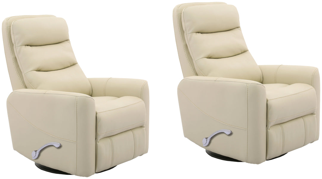 Living Hercules - Oyster Swivel Glider Recliner Two Pack