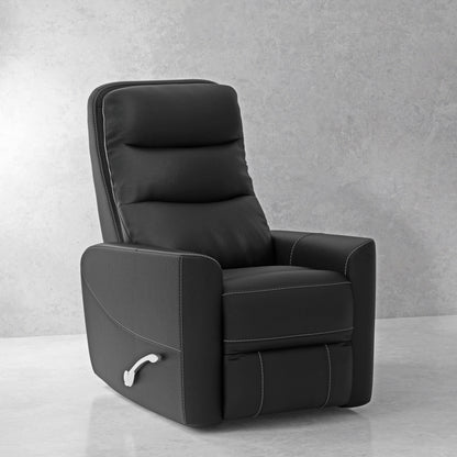 Living Hercules - Black Swivel Glider Recliner Two Pack