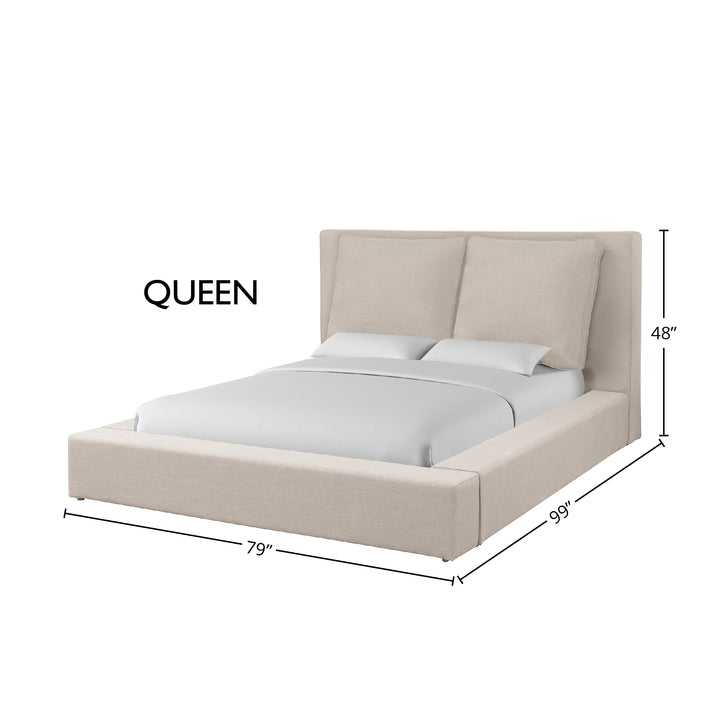 Living Sleep Heavenly - Flax Natural Queen Bed