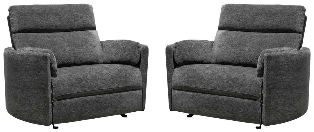 Living Radius Xl - Mediterranean Extra Wide Power Glider Recliner Two Pack