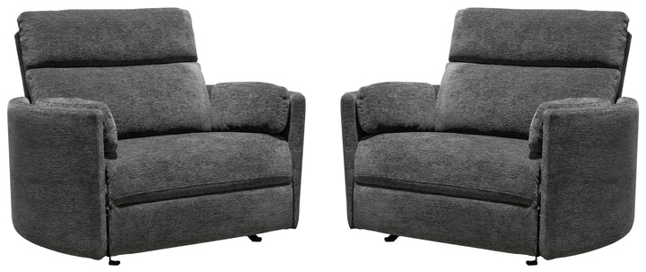 Living Radius Xl - Mediterranean Extra Wide Power Glider Recliner Two Pack