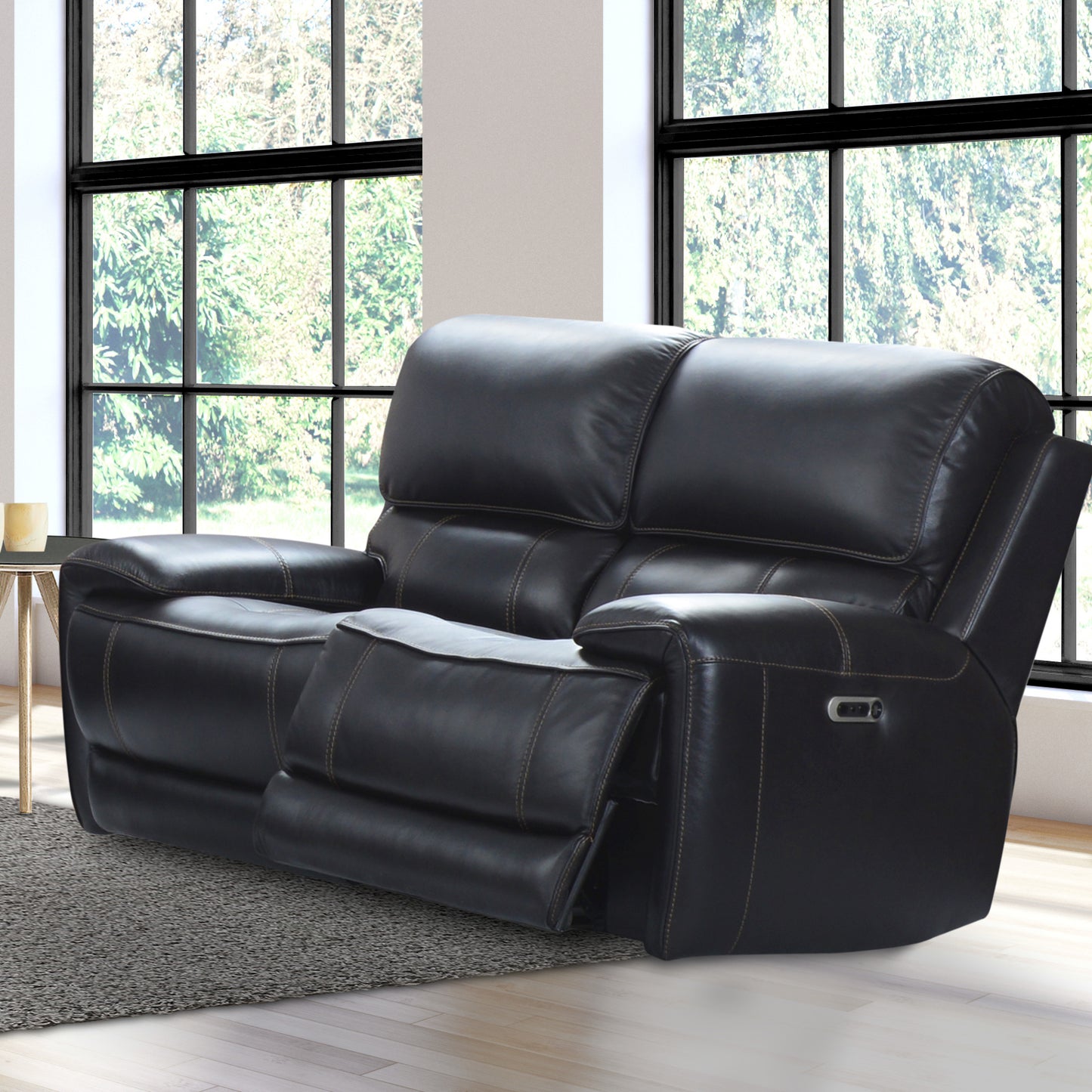 Living Empire - Verona Blackberry Power Reclining Loveseat