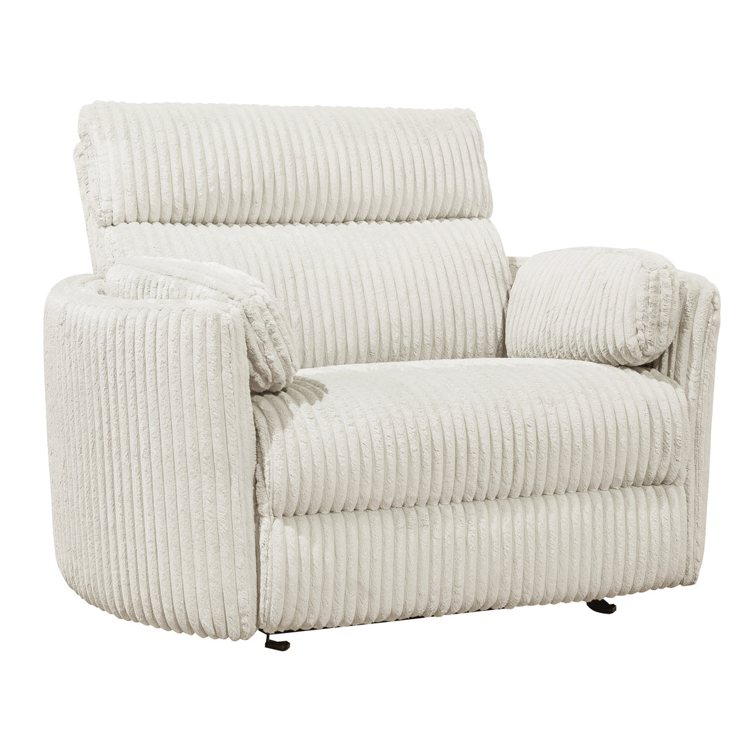 Living Radius Xl - Mega Ivory Extra Wide Power Glider Recliner