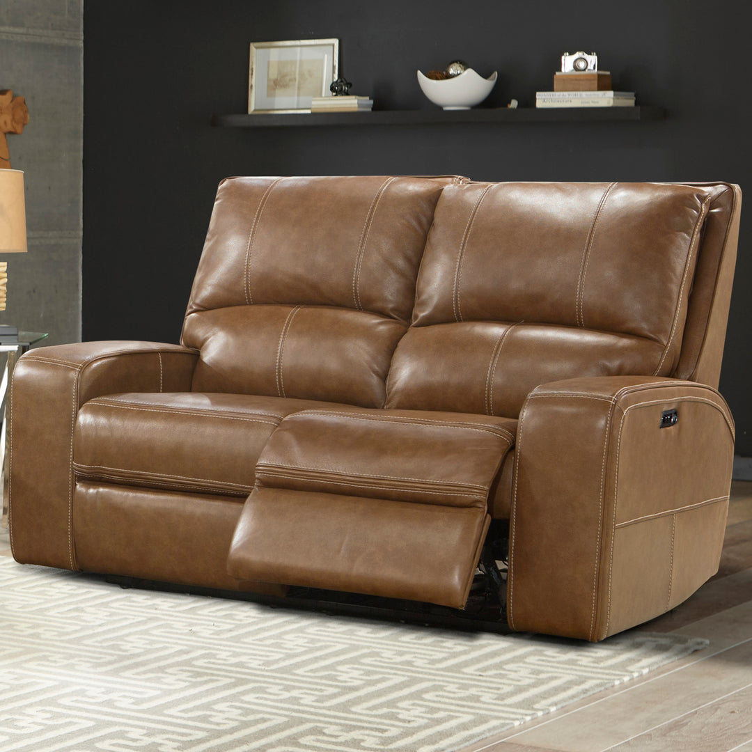 Living Swift - Bourbon Power Reclining Loveseat