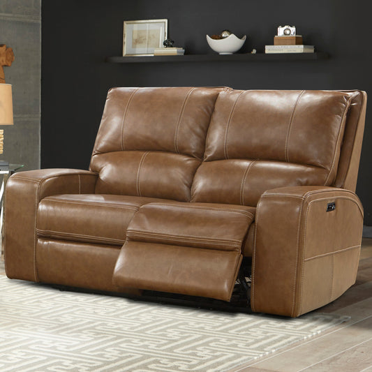 Living Swift - Bourbon Power Reclining Loveseat