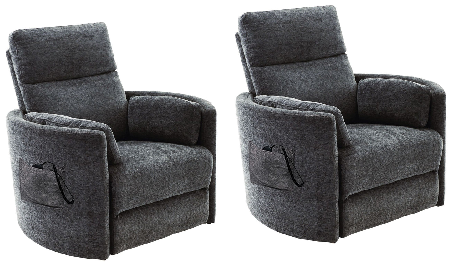 Living Radius Lift - Mediterranean Power Lift Recliner Two Pack