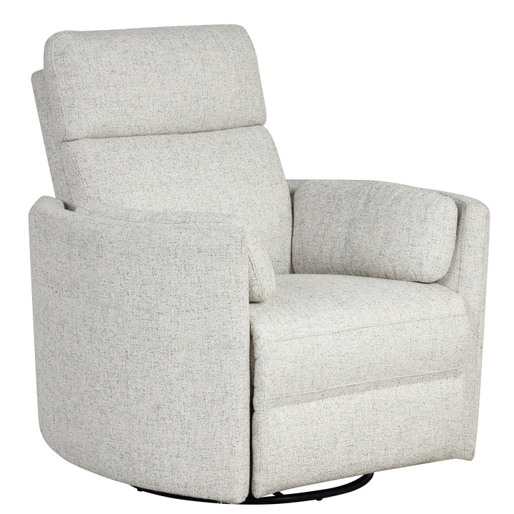 Living Radius - Natural Beauty Quartz Power Swivel Glider Recliner