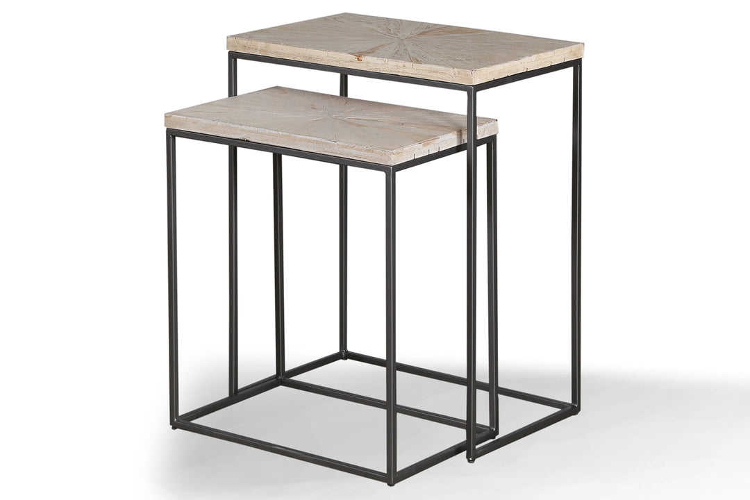 House Crossings Monaco Chairside Nesting Table