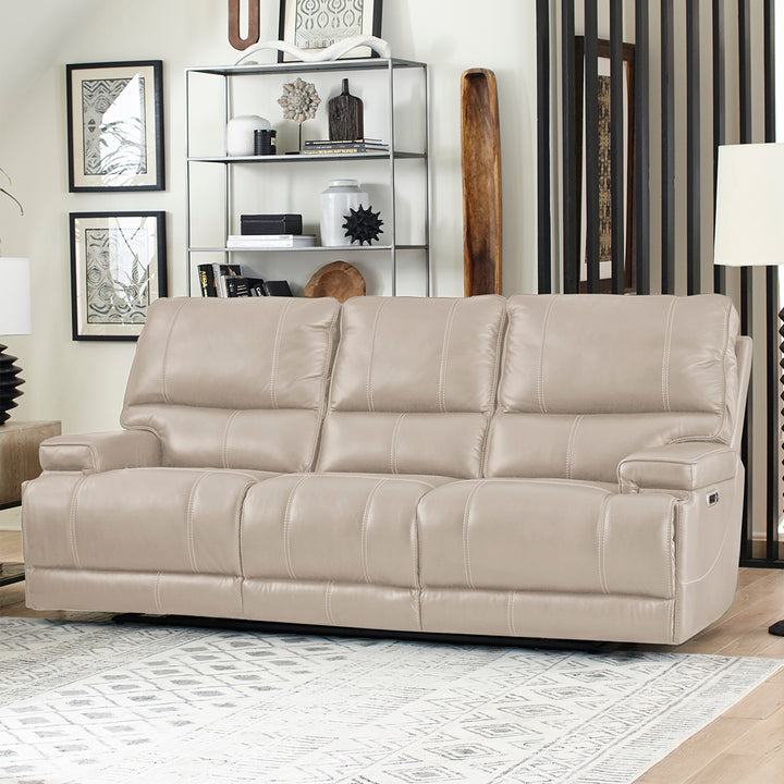 Living Whitman - Verona Linen - Powered By Freemotion Cordless Power Sofa