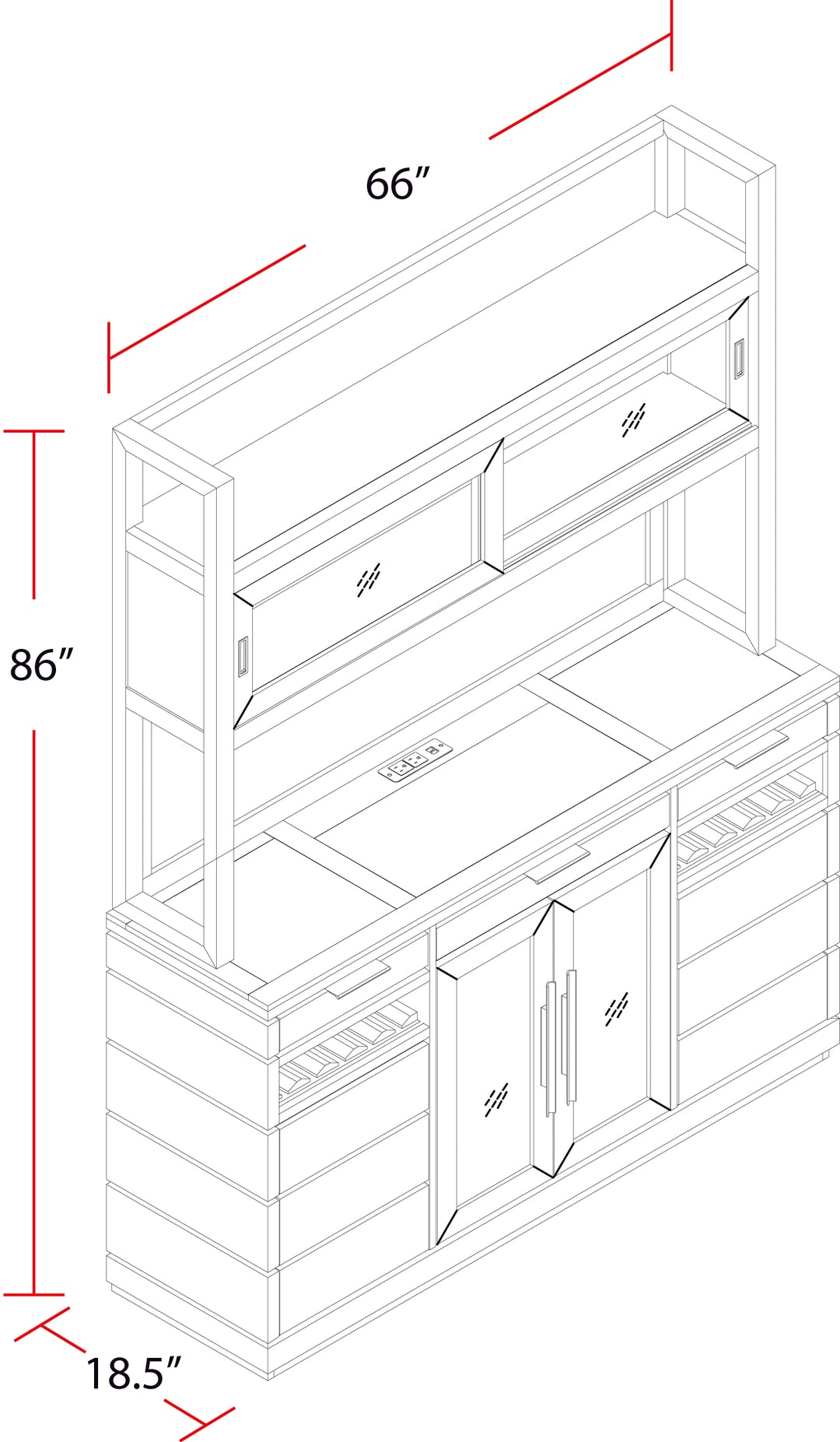 House Pure Modern Dining Buffet Server