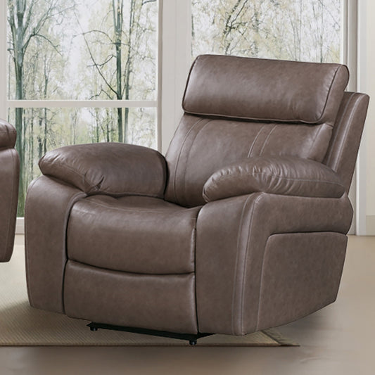 Living Theon - Stokes Toffee Glider Recliner