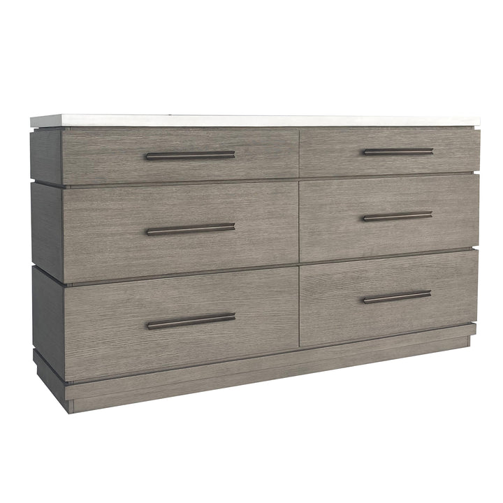 House Pure Modern Bedroom 6 Drawer Dresser