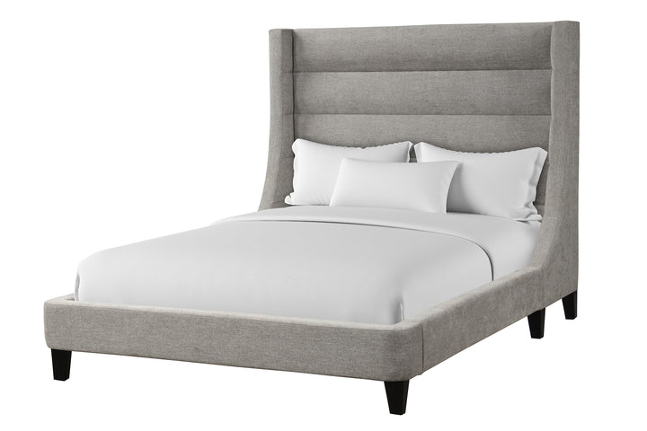 Living Sleep Jacob - Luxe Light Grey Queen Bed