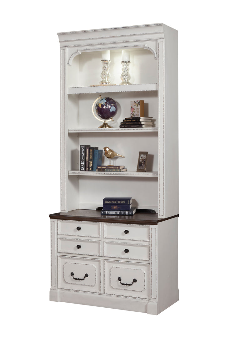 House Provence Lateral File with Hutch