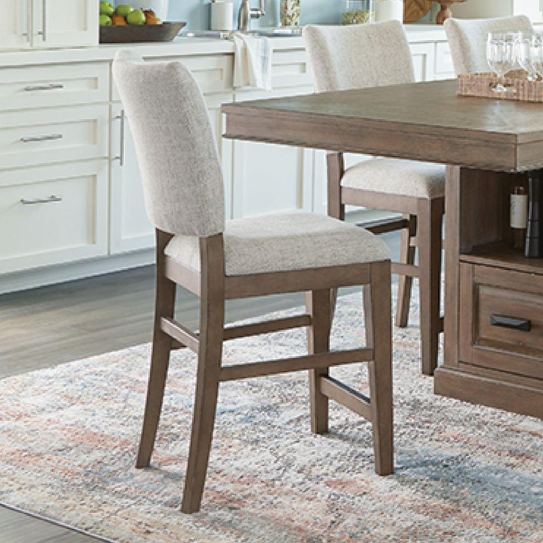 House Sundance Dining - Sandstone Upholstered Counter Chair (2/CTN Sold in pairs)