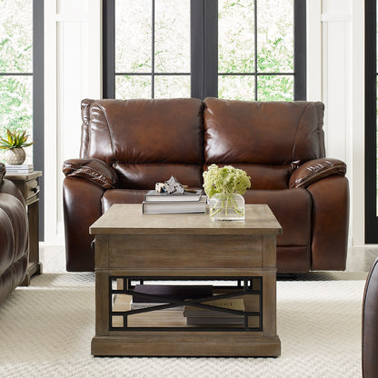 Living Vail - Burnt Sienna Power Reclining Loveseat