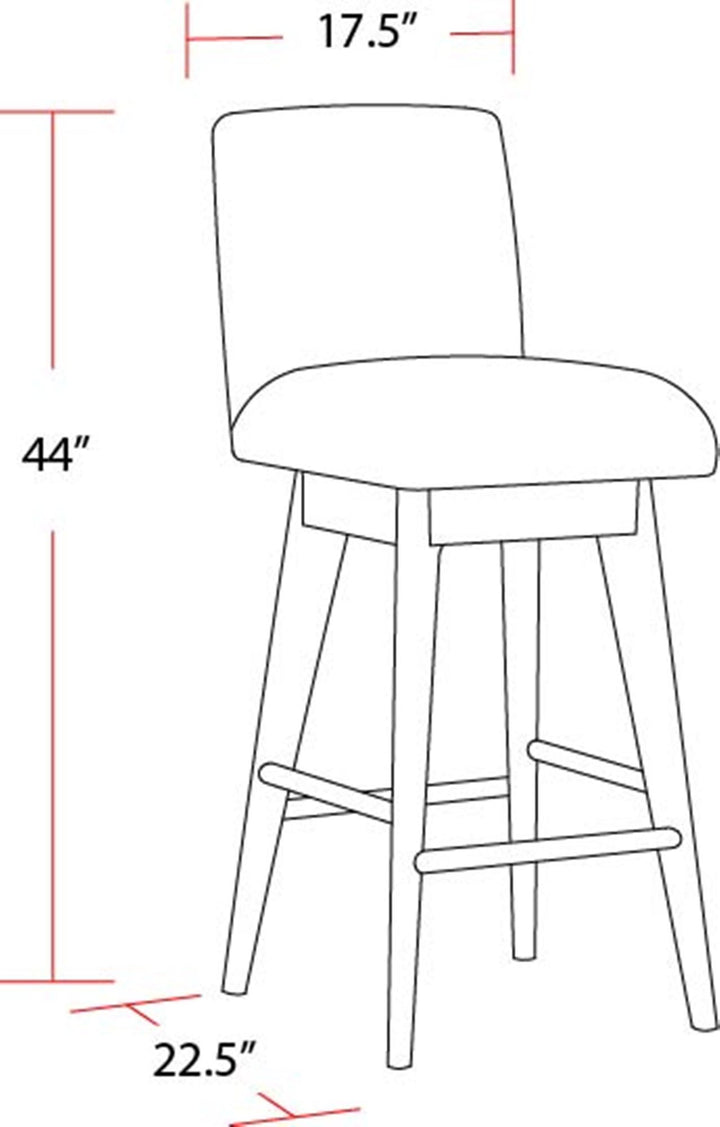 House Escape - Dining Upholstered Swivel Barstool